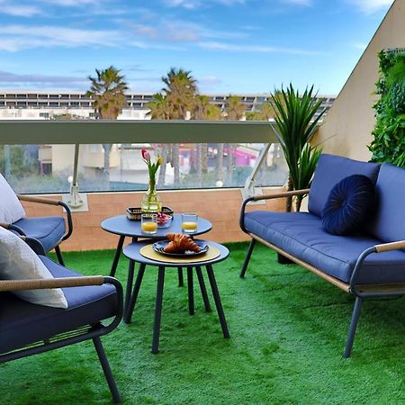 'Cap Confession' - Naturiste - Sea View - Beach - Parking -Air Conditionaire Agde Bagian luar foto